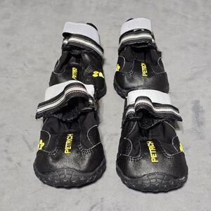 Petrich Dog Boots Shoes Paw Protection Rugged Reflective Size 8